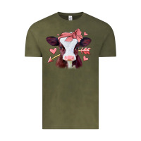 Vintage Olive valentines day baby calf Vintage Tee - Jasminsmagicworld