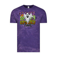 Cloud Purple spooky spooky spooky vibes Vintage Tee - CowGirlArtShop