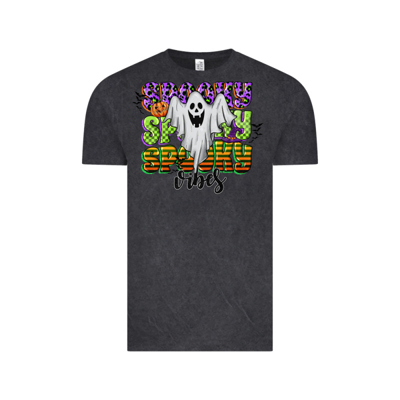 Spooky Spooky Spooky Vibes Vintage Tee by CowGirlArtShop | Teevron