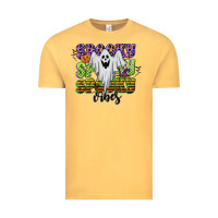 Vintage Mustard spooky spooky spooky vibes Vintage Tee - CowGirlArtShop