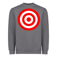 Storm bullseye target red & white rings target Heavyweight Sweatshirt - DesignPulse