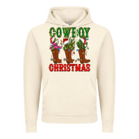 Vintage Artic cowboy christmas boots cactus Vintage Hoodie - CowGirlArtShop