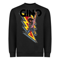 Black Gino time basketball Heavyweight Sweatshirt - DesignPulse
