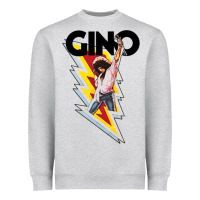 Heather Grey Gino time basketball Heavyweight Sweatshirt - DesignPulse