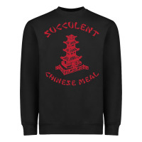 Black SUCCULENT CHINESE MEAL CHINESE TAKE OUT TAKE AWAY Heavyweight Sweatshirt - DesignPulse