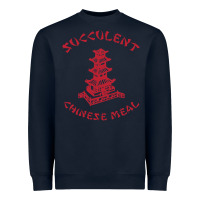 Navy SUCCULENT CHINESE MEAL CHINESE TAKE OUT TAKE AWAY Heavyweight Sweatshirt - DesignPulse
