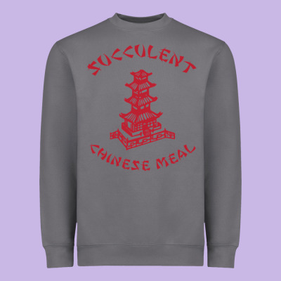 Succulent Chinese Meal Chinese Take Out Take Away Heavyweight Sweatshirt Designed By Designpulse