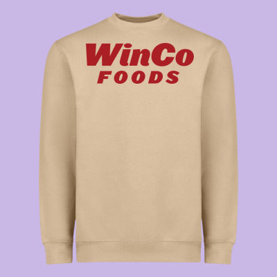 Winco Foods American Supermarket Heavyweight Sweatshirt Designed By Designpulse