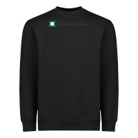 Black Cleveland clinic Heavyweight Sweatshirt - DesignPulse