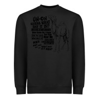 Black New Hump day camel Guess What Day Heavyweight Sweatshirt - DesignPulse