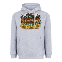 Heather Grey western grandma Heavyweight Hoodie - BarkalooDesign