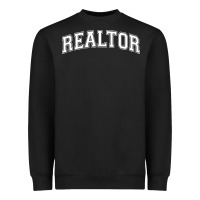 Black realtor Heavyweight Sweatshirt - DesignPulse