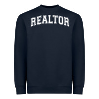 Navy realtor Heavyweight Sweatshirt - DesignPulse