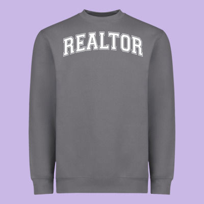 Realtor Heavyweight Sweatshirt Designed By Designpulse