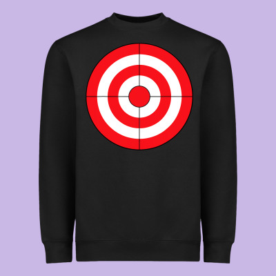 Bulls Eye Target Lazy Diy Halloween Costume Darts Shooting T Shirt Heavyweight Sweatshirt Designed By Designpulse