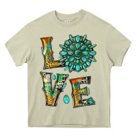 Mossy love with gemstone Heavy Core Tee - Artiststas