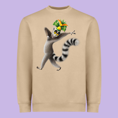 All Hail King Julien Heavyweight Sweatshirt Designed By Designpulse