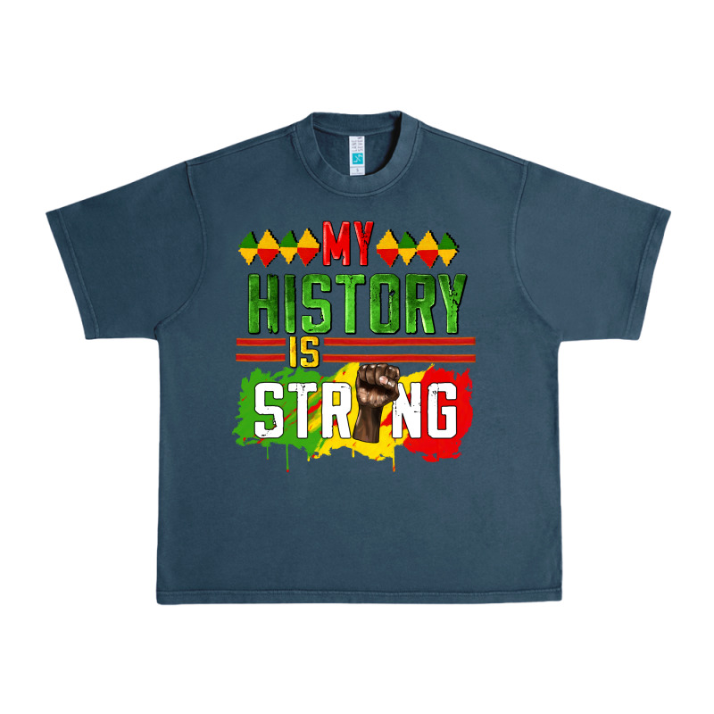 My History Is Strong Urban Heavy Tee by CowGirlArtShop | Teevron