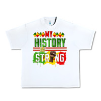 White my history is strong Urban Heavy Tee - CowGirlArtShop