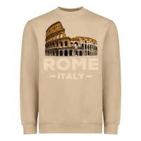 Mushroom Cool Vintage Roma Italia Colosseum Souvenirs, Rome Italy Pullover Hood Heavyweight Sweatshirt - DesignPulse