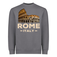 Storm Cool Vintage Roma Italia Colosseum Souvenirs, Rome Italy Pullover Hood Heavyweight Sweatshirt - DesignPulse