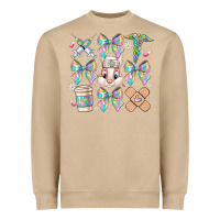 Mushroom easter bow Heavyweight Sweatshirt - CowhideDigitalArt