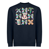 Navy easter bow Heavyweight Sweatshirt - CowhideDigitalArt
