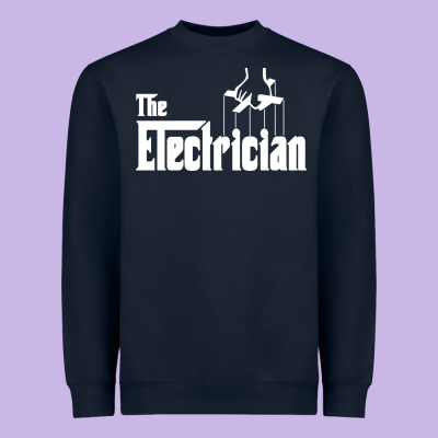 The Electrician The Godfather Parody Design Hipste Heavyweight Sweatshirt Designed By Pixelwave