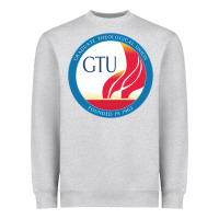 Heather Grey graduate, theological, education (GTU) Heavyweight Sweatshirt - PixelWave