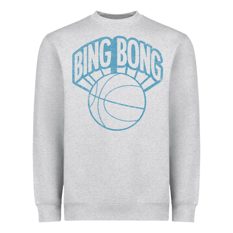 Bing Bong Vintage Distressed Heavyweight Sweatshirt by PixelWave | Teevron
