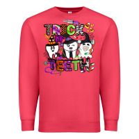Cardinal trick or teeth Premium Sweatshirt - BarkalooDesign
