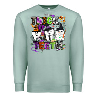 Seafoam trick or teeth Premium Sweatshirt - BarkalooDesign
