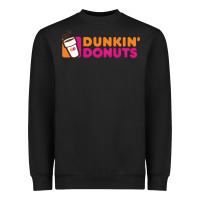 Black Dunkin'donuts Heavyweight Sweatshirt - PixelWave