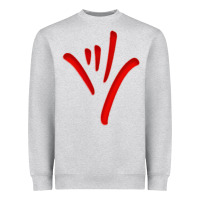 Heather Grey asl (american sign language) tshirt  i love you classic Heavyweight Sweatshirt - PixelWave