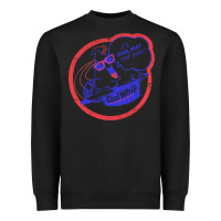 Black cool whip vintage design   80s aesthetic Heavyweight Sweatshirt - PixelWave