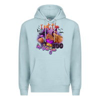 Blue Mist I put the boo in boo-jee sneaker and heel Premium Hoodie - RanaPortraitStore