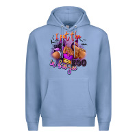 Colony Blue I put the boo in boo-jee sneaker and heel Premium Hoodie - RanaPortraitStore
