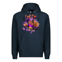 Navy I put the boo in boo-jee sneaker and heel Premium Hoodie - RanaPortraitStore
