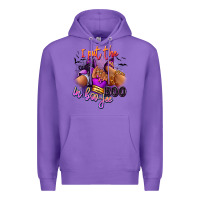 Purple I put the boo in boo-jee sneaker and heel Premium Hoodie - RanaPortraitStore