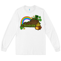 White kentucky map st.patricks Long Sleeve Tee - CowGirlArtShop