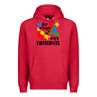 Cardinal the magic is in our differences Premium Hoodie - CowhideDigitalArt