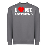 Storm I Love My Boyfriend T-Shirt Heavyweight Sweatshirt - PixelWave