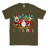Army Green merry christmas gnome truck Classic Tee - texasbilliewilder