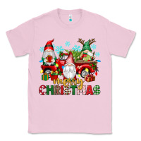 Bubblegum Pink merry christmas gnome truck Classic Tee - texasbilliewilder
