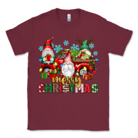 Burgundy merry christmas gnome truck Classic Tee - texasbilliewilder