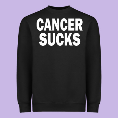 Cancer Sucks Heavyweight Sweatshirt Designed By Pixelwave