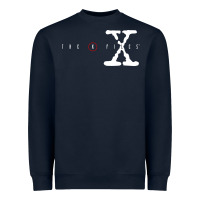 Navy the x files [tb] Heavyweight Sweatshirt - PixelWave