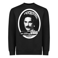 Black god save the quen king music Heavyweight Sweatshirt - PixelWave