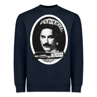Navy god save the quen king music Heavyweight Sweatshirt - PixelWave