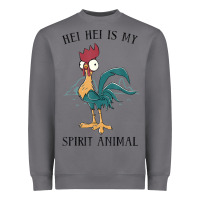 Moana Hei Hei Is My Spirit Animal Portrait Heavyweight Sweatshirt | Teevron